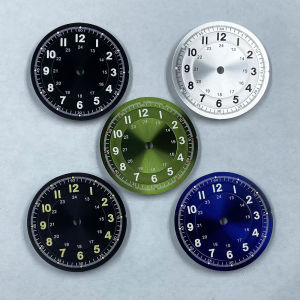 29mm Restoration Accessories Green Luminous Dial Fit Nh35 Miyota8215 8205 ETA 2836 2824