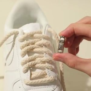 10 Cái Khóa Dây Giày Không Cần Buộc Khóa Lò Xo Kẹp Kim Loại Có Thể Điều Chỉnh Khóa Dây Rút Bền Cho Áo Khoác - Kẹp Tròn Hợp Kim Kẽm