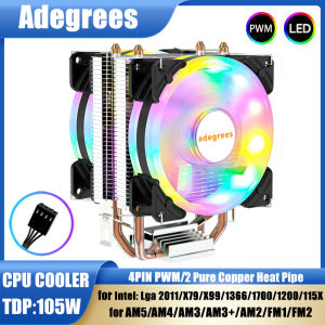 X79 CPU Air Cooler 3PIN/4PIN PWM PC Processor RGB Ventilador For Intel LGA 1151 1155 1200 X99 1700 2011 AMD AM3 AM4 PC Radiator