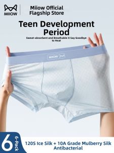 MiiOW | Youth Comfortable Ice Silk Boxer Shorts