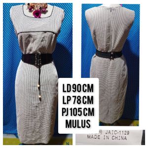 DRESS KUTUNG/SLEEVELESS PUTIH 143