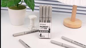 Bộ Bút Vi Mô LANGUO 4/20 Chiếc Bút Vẽ Fineliner 0.2/0.3/0.4/0.5 Mm Mực Lỏng Trực Tiếp Dùng Cho Vẽ Tranh Viết Phác Thảo