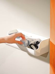 Hanging Storage Basket Self-Adhesive Organizer for SOcksUnderwearSmall ItemsStationaryKeys Table Side Rack