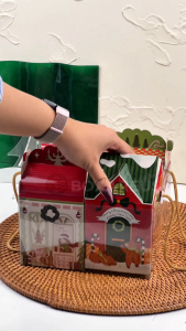 Box Mini Hampers Christmas Gift Packaging Natal Kotak Toples Jar | TBC SNOWMERE CITY