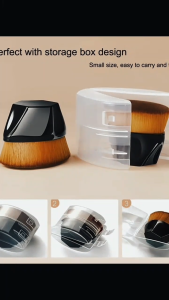 MAXTEN Petal Foundation Brush Soft Dense Bristles for Liquid Cream Powder Makeup