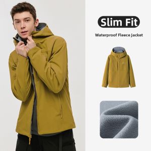 NVG·YOUNG | Yellow New Softshell Warmth Mens Jacket