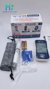 Máy Đo Đường Huyết Clever Check + Hộp 25 Que + Kim & Cồn miếng