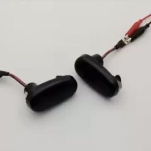 2Pcs For Alfa Romeo Mito 147 GT Fiat Bravo Dynamic LED Side Marker Light Arrow Turn Signal Blinker Indicator Lamp Clear/Smoke