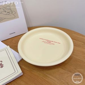 Elegant Home-use Dessert Plate Ceramic