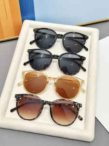 4Pcs Womens Fashion Round Frame Multi-Color Combination Glasses Casual Fashion Glasses/Meter Nail Design