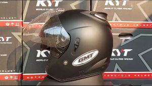 Helm GMT Double Visor / Helm Half Face GMT Original Terbaru
