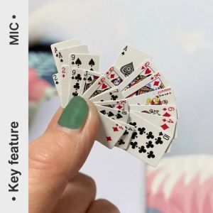 Outdoor Portable Mini Fingertip Playing Card Super Travel Party Playing Card Suitable for Outdoor Party Gathering Activities