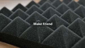 MQQHOMEE แผ่นเก็บเสียง 30x30x5cm โฟมกันเสียง แผ่นกันเสียงสะท้อน โฟมซับเสียง โฟมบอร์ดฉนวนกันเสียง สำหรับสตูดิโอ อัดเสียง ห้องเล่นเกมส์