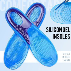 RunY Sports Insoles Silicone Gel Sports Pads Shoe Inserts Transparent Massage Insoles Comfortable