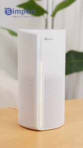 Simplus เครื่องฟอกอากาศ Simplus แอพอัจฉริยะรีโมทคอนโทรล ตัวกรอง HEPA H13 ขั้นสูงดักจับอนุภาค0.3μm Air Purifiers KQJH005