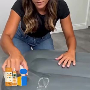 Air Mattress Repair Kit Home Camping Inflatable Mattress Sealer Water Resistant Portable Patch Adhesive For Quick Fix