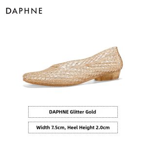 Daphne | Laser-cut Jelly Sandals For Summer Women