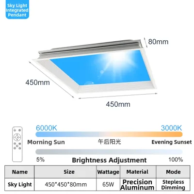 WANLIYANG | Ultra-thin LED Sky Light for Kitchen and Bathroom