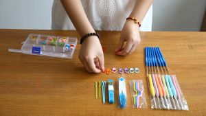 สินค้าในไทยพร้อมส่งค่ะ 16 ตะขอถักโครเชต์ชุดอุปกรณ์ถักไหมพรมงานฝีมือถักไหมพรมชุดถักโครเชต์ชุด พร้อมส่งที่ไทย ส่งไว 1-2 วัน