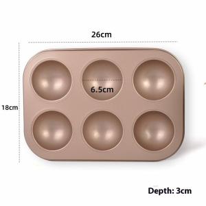 6/9/12 Cavity Carbon Steel Mini Muffin Pan Non-Stick Cupcake Baking Molds Easy Release DIY Baking Cups for Home Use