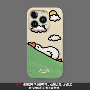 Silicone Phone Case for Xiaomi 14 Womens New Model 13 Ultra Cartoon Duck 12s Full Lens Protection 12pro Anti-fall Mi11 Airbag Stand 10pro Protective Cover