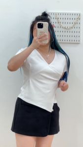 6264 Brielle Cotton Top Blouse Wanita Korean Style Atasan Wanita