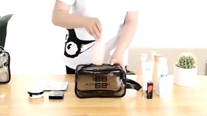 Set 3 Túi Đựng Đồ Makeup Trang Điểm Chống Thấm Nước - Túi Đựng Đồ Vệ Sinh Cá Nhân Mỹ Phẩm Đa Năng Đi Du Lịch Và Công Tác