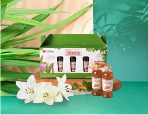 Nước uống thanh lọc cơ thể KGS Hàn Quốc 1200ml (hộp 10 chai x 120ml)-Thải độc cơ thể thải độc gan