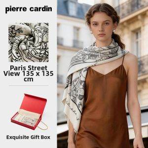 Pierre Cardin | Lightweight Warm Sun Protection Scarf for Air Conditioning Gift