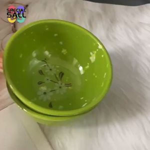 6/7 Inches Flower Bowl for Soup Noodle Rice Salad Melamine Bowls / Stainless Steel Break-resistant Dinnerware Dishwasher Safe for Kids Use