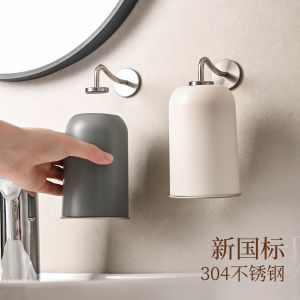 Magnetic Stainless Steel Toothbrush Cup Holder Wall Mounted Luxury Bathroom Organizer Dentifrice Cup Rack Simple Design