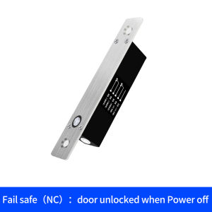 Mini Electric Bolt Door Lock DC 12V Fail Safe/Fail Secure Lock Locker with Time Delay Door Contact Door Lock Security System