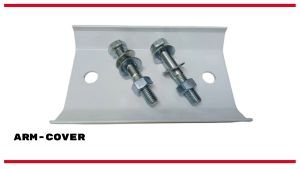 MAG BR6T_Arm Arm Cover with 2 Screw 100mm Guardhouse MAG Barrier Gate BR660T Folding use Left or Right Metal ARM-COVER