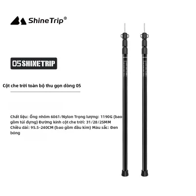 ShineTrip | Lều mái vòm ngoài trời dành cho hoạt động dã ngoại hai trong một tự động mở nhanh chống nắng và chống mưa tiện lợi để cắm trại qua đêm