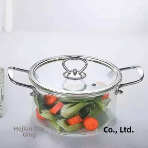 Borosilicate Glass Cookpot Heat Resistant