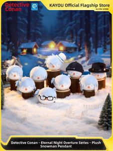 Kayou | Official Authorized Conan Plush Snowman Mochi Pendant