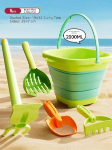 Mabo Mabo | Children Sand Play Set Foldable Bucket Spade