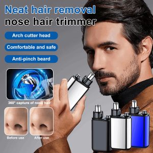 Mens Mini Portable Nose Hair Trimmer High Speed