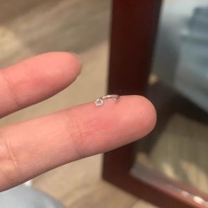 S999 Pure Silver Ear Cuff Womens No Piercing Required Small Design High-End Sensation Hook Earrings Fashionable Minimalist