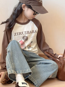 BUBBLECHICKEN | Stylish Long Sleeve T-Shirt Spring Outfit Girls