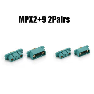 MPX2+9 Connector JX9 Multi Wire Servo Extension Male Female Plug Signal For RC Fixed-wing Airplane Turbine Jet