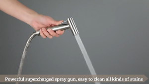 (พร้อมส่ง) 2 เมตร สายฉีดชำระ สายสปริง ยืดหด สายฝักบัว ท่อสแตนเลส