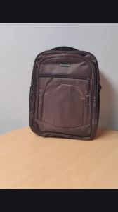 Polo gives Tas Ransel PriaTas Ransel KerjaTas Backpack Import Tas Ransel Sekolah Tas Ransel Pria Import - Coffee + Raincover