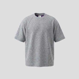 Deconstructed Two-tone Stripe T-shirt