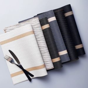 Placemat Nordic Light Luxury Table PVC Table Mat Thermal Insulation Simple Modern Vegetable Mat Household Placemat