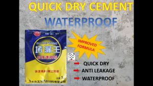 3 Minutes Quick Dry Cement (Waterproof) / Simen Kalis Air Cepat Kering 1Kg