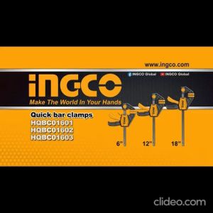 Klem F Bar Clamp & Klem Quick Release INGCO: Catok Kayu Kaca