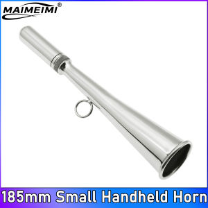 RYSJM | Small Handheld Horn 185MM Boat Foghorn Stainless Steel Handheld Foghorn Removable Handheld Fog Horn Mouthpiece Accessory for