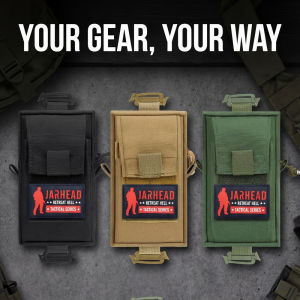 Backpack Shoulder Strap EDC Pouch Tactical Quick Access Tools Bag for Outdoor Hiking Camping with Hook-and-Loop Patch Area