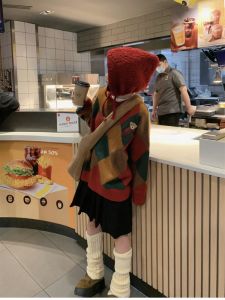 หมวกแม่มดวันคริสต์มาส ZGP สำหรับผู้หญิง หมวกวันวาเลนไทน์สีแดง หน้าร้อน ฤดูหนาว หมวกกันลมสีขาว หมวกทรงเบเร่ต์